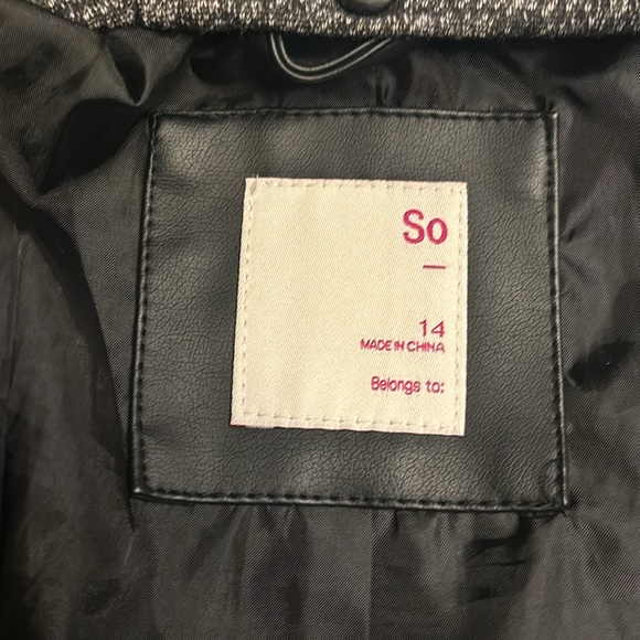 Real leather girls jacket - Picture 2 of 2